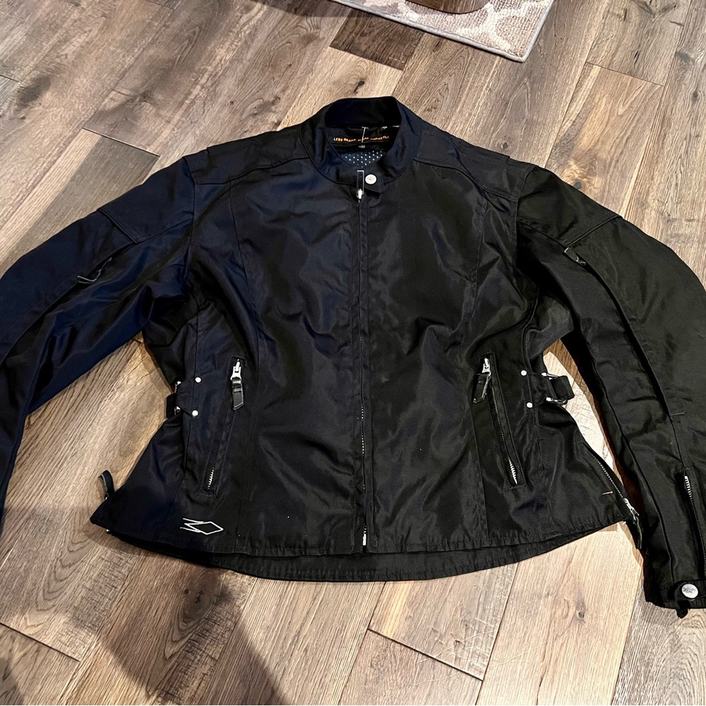Black power Trip motorcycle safety Jacket